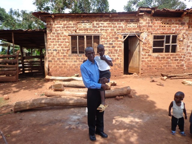 Dan caring his friend Douglas, a blind child disowned by his father and uneducated. 