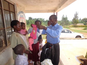 Here are some clothes for a young mother and her family.