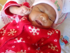 Little Princess, a very welcome addition to the Muwanguzi household. 