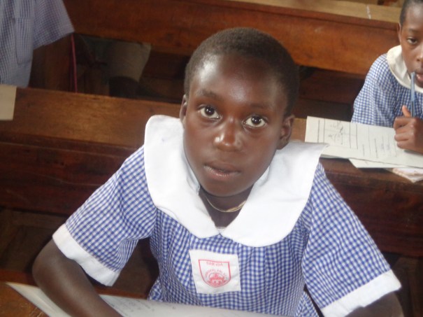 Nanyange Cissy, a 9 year old girl, now attending Sam Iga Primary School. 