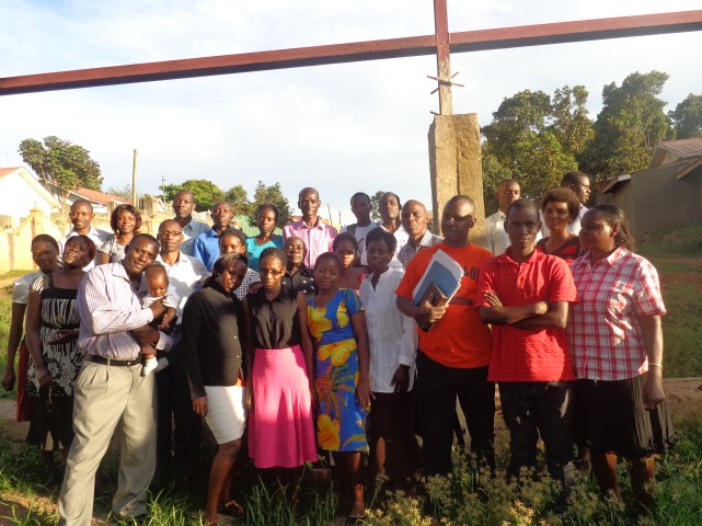 C-TBS The Search light of God Matugga class - with Dan in the centre back row.  