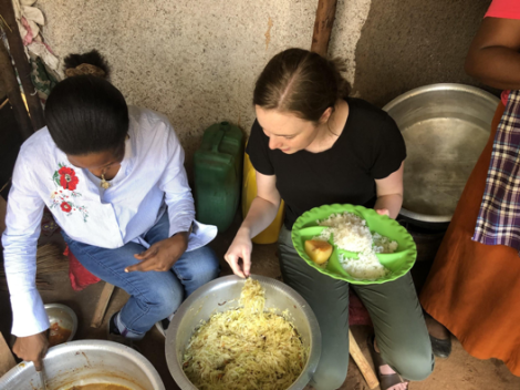 Cooking in Uganda